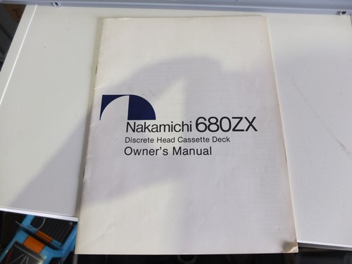 Nakamichi 680 manuale di - nakamichi, zx