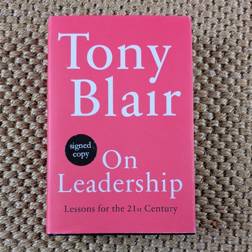 Signed tony blair - signed, on