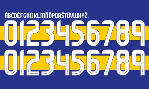 Name number set for - name&number,