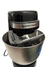 Hamilton Beach Miscelatore da appoggio 7 velocità nero ciotola inox testa inclinabile planetario Mixi