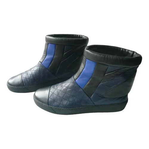 Chanel boots compensées - chanel, cuir