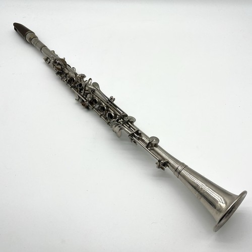 Antico clarinetto metallo - antico, in