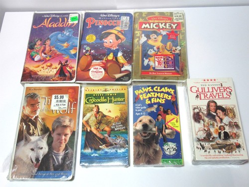 Lot new sealed vhs childrens - new,