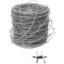 Filo Spinato Zincato Intrecciato  per recinsioni diametro da 1,7 mm lungo 100 m.