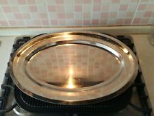 Vassoio Ovale 35 X 50 acciaio inox. Ristorazione Professionale. Bar. Catering