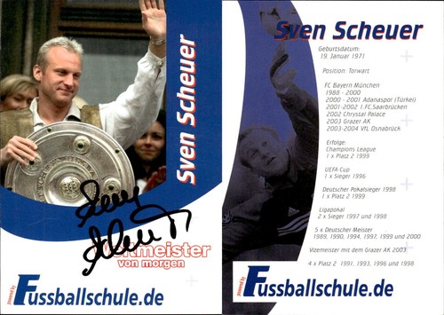 Sven scheuer autogrammkarte - sven, 9