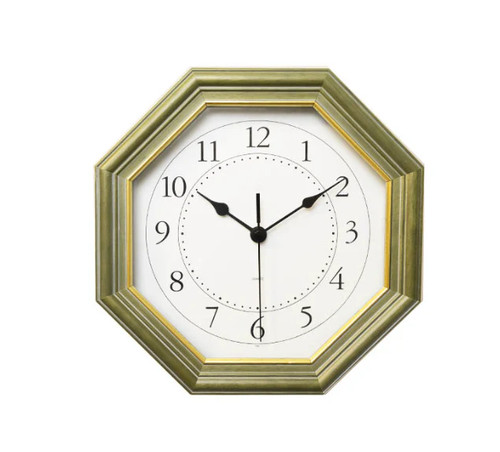 Orologio parete legno verde - legno,