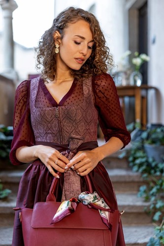 Nuovo dirndl seta marjo - nuovo,