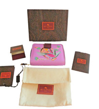 Portafoglio Etro rosa e