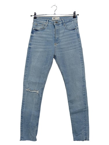 Zara jeans strappati donna blu - jeans,