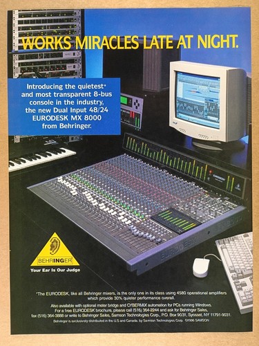 Behringer eurodesk mx8000 1997 - behringer,