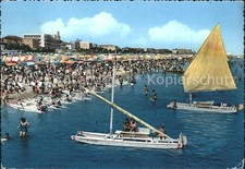Barca a vela spiaggia Rimini 
