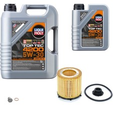 BOSCH Ölfilter 6 L LIQUI MOLY Top Tec 4200 5W-30 für BMW 3er ActiveHybrid