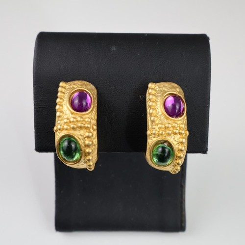 Orecchini vintage etrusco - orecchini,