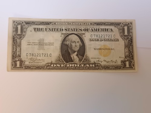 Dollaro 1935 bollino giallo - bollino,