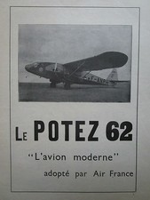 1930'S PUB AVIONS HENRY POTEZ