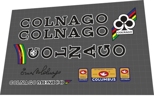 Set adesivi cornice colnago - cornice,