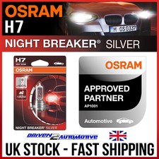 1x OSRAM H7 Night Breaker lampadina faro argento per BMW K K 1200 RS 04.96-04.05