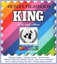 OUTLET FILATELICO  MARINI  Fogli King  Lotto di 10 confezioni ONU 3 UFFICI 1990