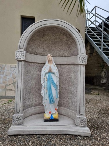 Statua madonna lourdes con - madonna,