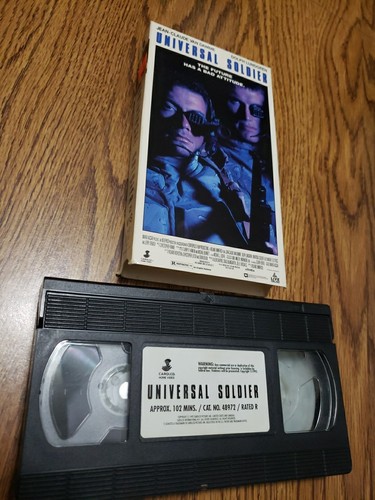 Universal soldier vhs tape - universal,