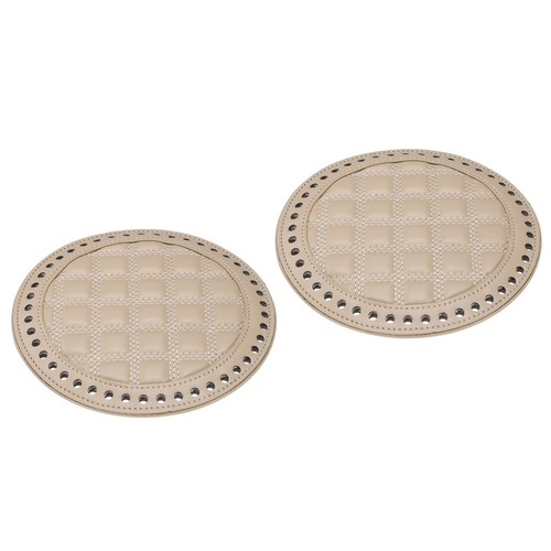 Inch leather round bottom - inch, pu