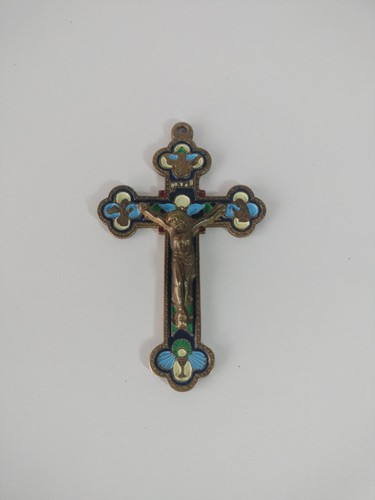 Crocifisso ottone 5x7 - ottone, 12,5x7,5