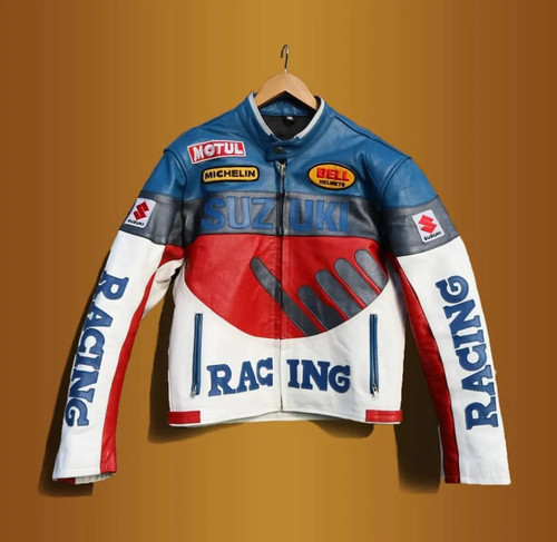 Giacca moto pelle vintage - giacca,