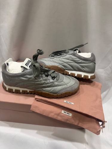 Sneakers basse stringate miu - sneakers,
