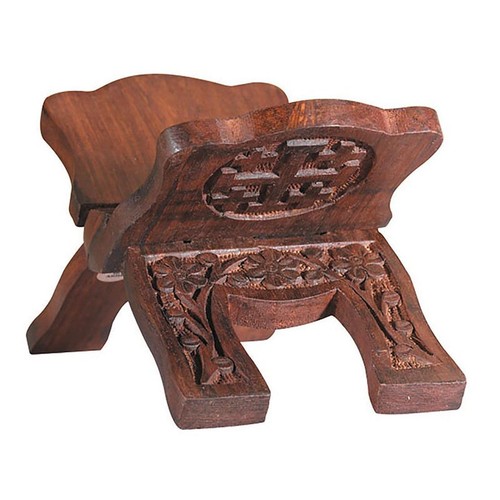 Rosewood carved folding - rosewood,
