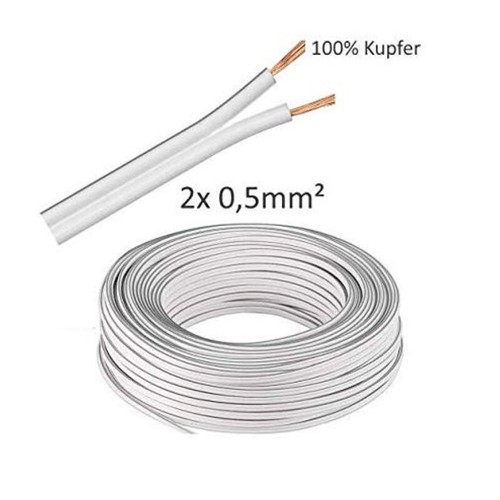 100m led cavo cavetto - cavetto, doppio