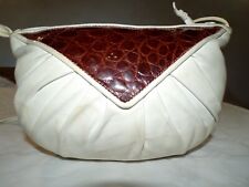 BORSA DONNA ELISSA VERA PELLE / COCOODRILLO 100% ORIGINALE MADE IN ITALY
