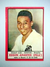 PELE ROOKIE STICKER BASE CARD RARA 1967 PANINI