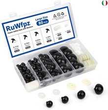 Occhi per Pupazzi Amigurumi Bambole 18-30mm - RuWfpz 4 Taglie Occhi di