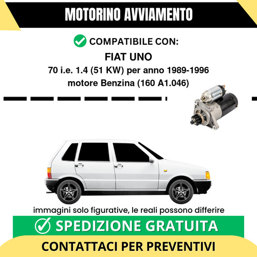 Motorino avviamento fiat - motorino,