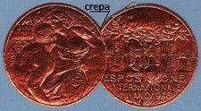 01_253 Esposizione Internazionale. Doppia Medaglia Rame specchio - Milano - 1906
