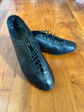 Scarpe VINTAGE Valsport 43 pelle nera  Scarpini Bici Bicicletta EROICA ciclismo