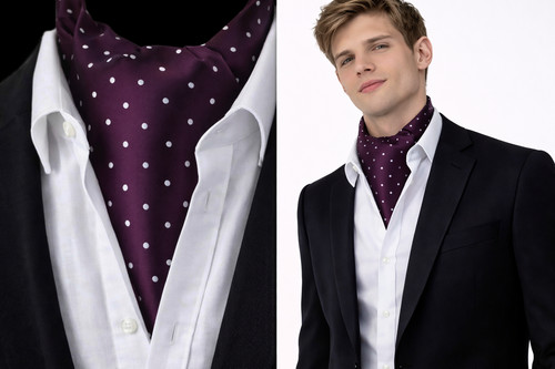 Pois uomo ascot foulard - uomo,