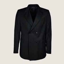 GIACCA SARTORIALE NERA IN PURA LANA  – MADE IN ITALY – PREZZO OUTLET