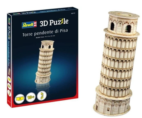 Revell torre pisa mini 3d - torre,