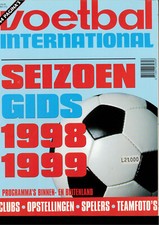 VOETBAL INTERNATIONAL  SPORT MAGAZINE SEIZOEN GIDS 1998-1999