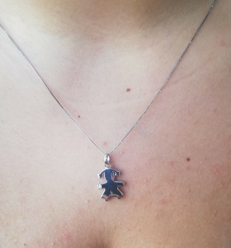 Collana bebe liscia con - liscia,