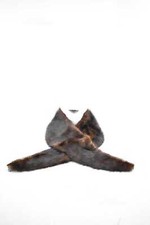 Collo In Vera Pelliccia Di Visone 100 Cm Circa