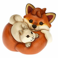 THUN Volpe Grace con Scoiattolo sdraiati - Nuovo con scatola - 2012