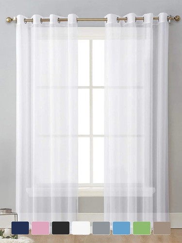 Coppia pannelli tenda - pannelli, voile