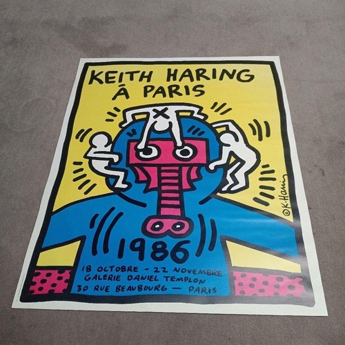Keith haring exhibition - exhibition, 1986