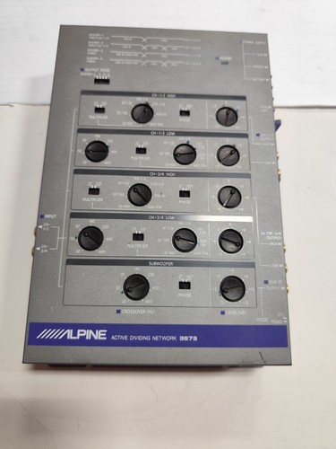 Alpine 3673 crossover - alpine,