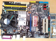 KIT -  ASUS P5N-E SLI   +  INTEL E7400 +MEM +MASCHERINA  - TESTATA FUNZIONANTE .