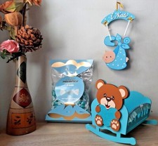 culla porta confetti in legno