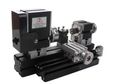Mini tornio metallo alta potenza lavorazione metallo morbido lavorazione legno fai da te modellismo 60W